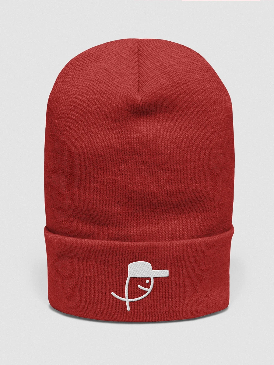 Cozy Red UnderMyCap Cuffed Beanie product image (2)