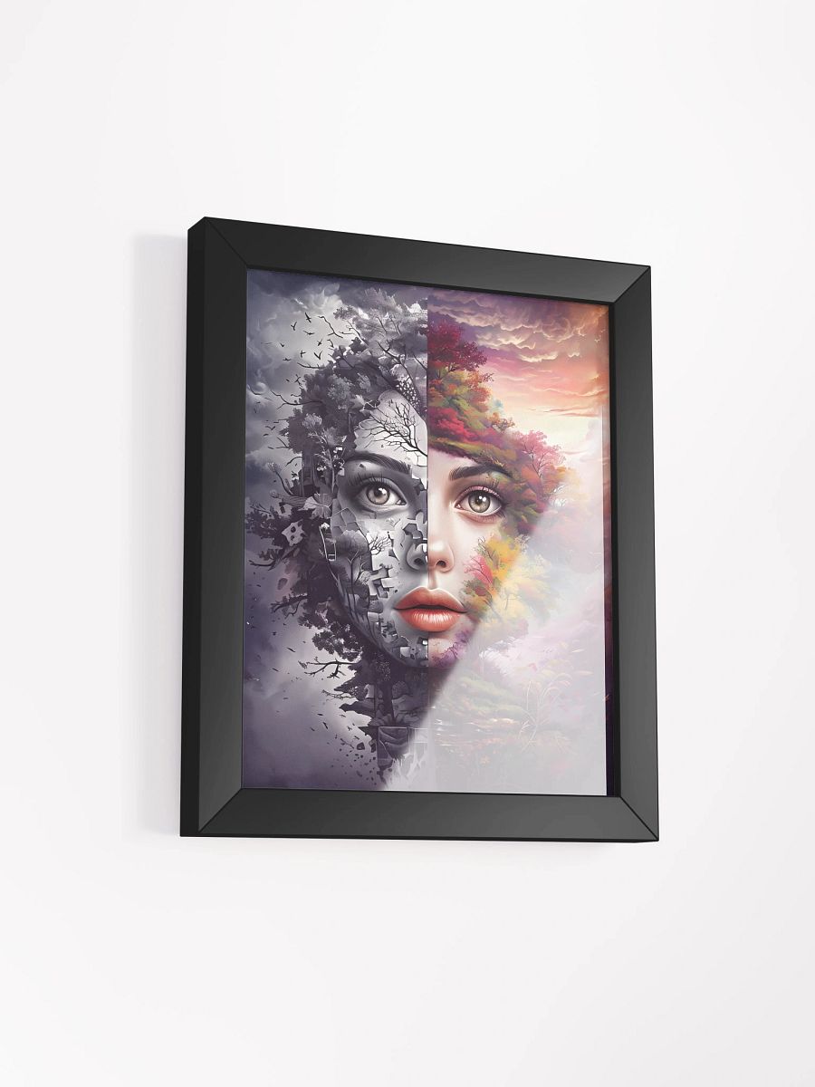 Metamorphosis Split-Face Framed Poster product image (3)
