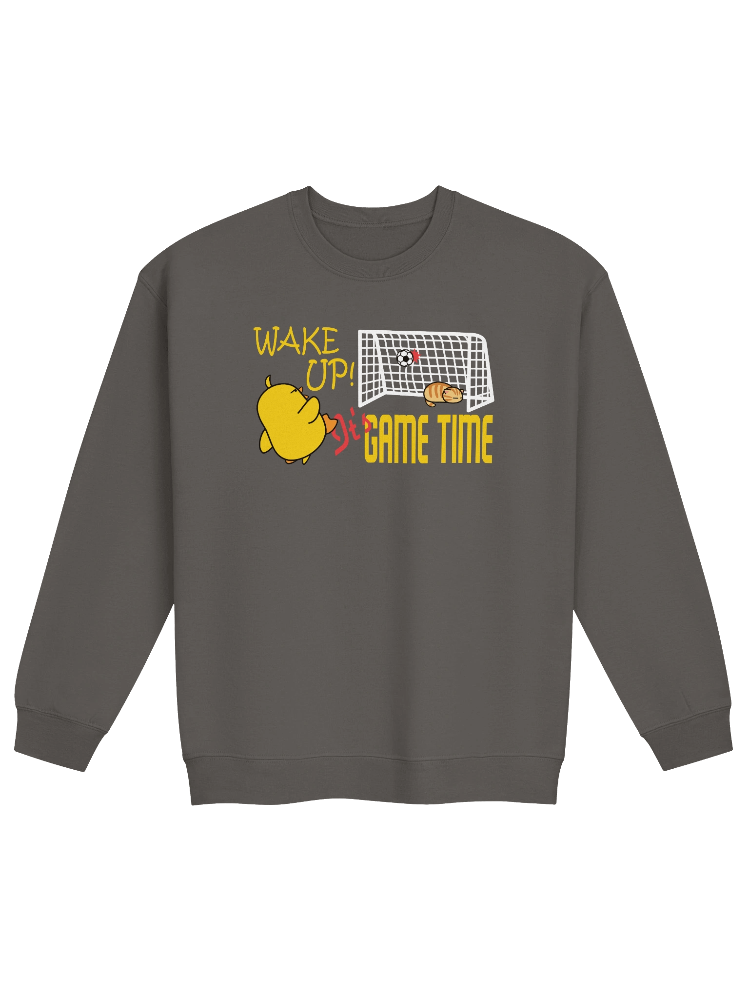 Soccer Cat (WAKE UP, It's GAME TIME) - Unisex Adult Sweatshirt product image (1)