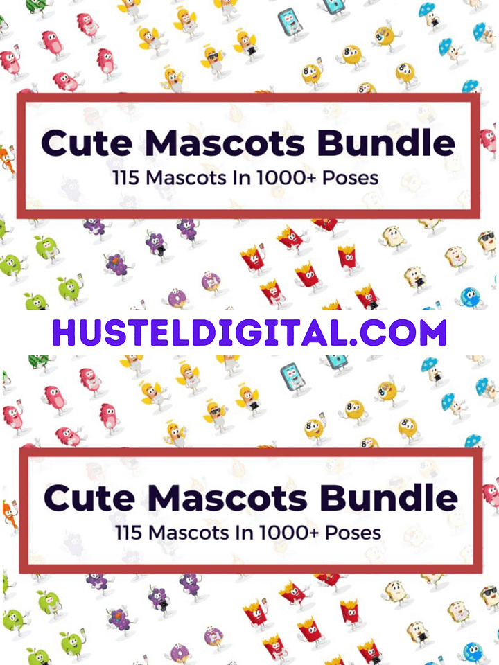 Cute Mascot Characters Bundle product image (1)