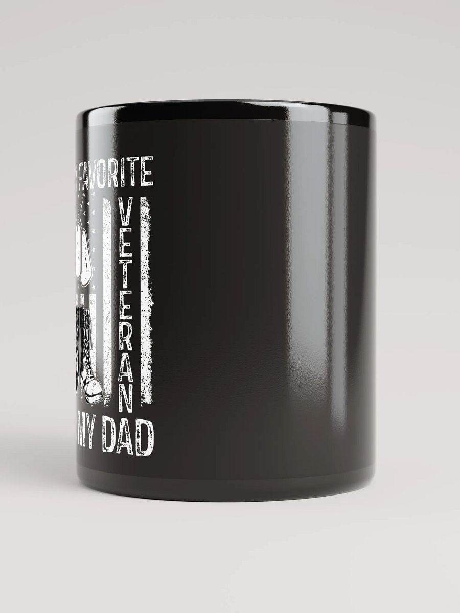 My Favorite Veteran Is My Dad - Black Mug product image (3)