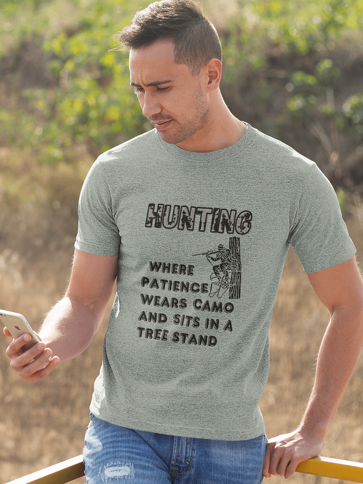 Hunting in a Tree Stand Tee Shirt product image (1)