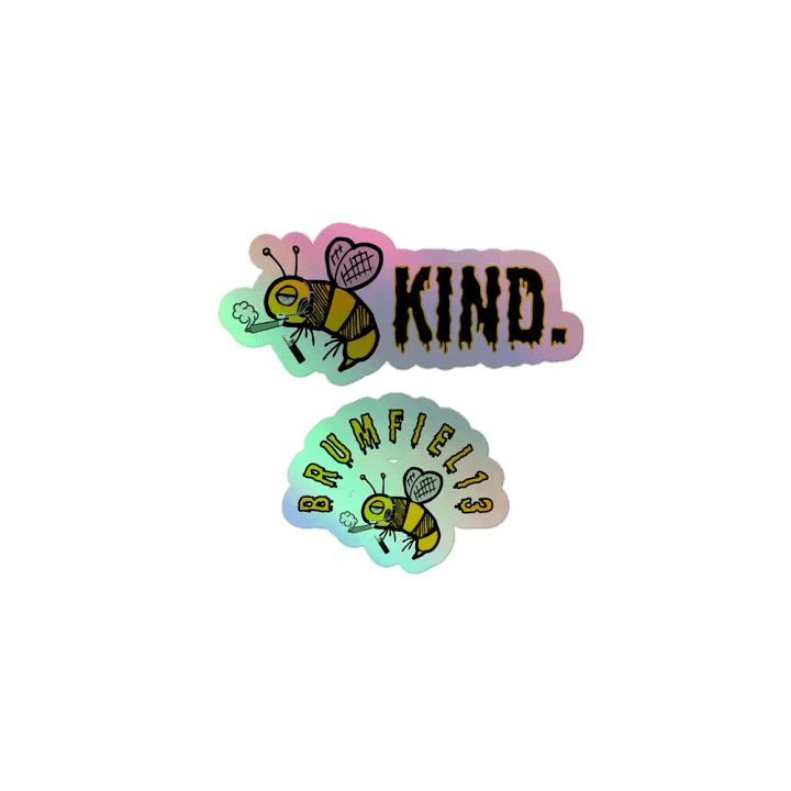 2 Pack Holographic Stickers product image (1)