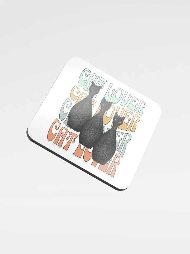 Cat Lover Feline Fantasy Glossed Cork Coaster Set product image (1)