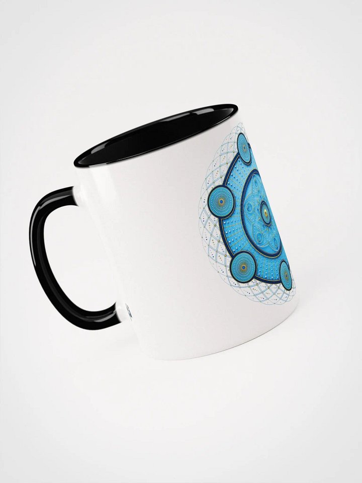 Mandala of Self-Expression Ceramic Mug with Color Inside product image (2)