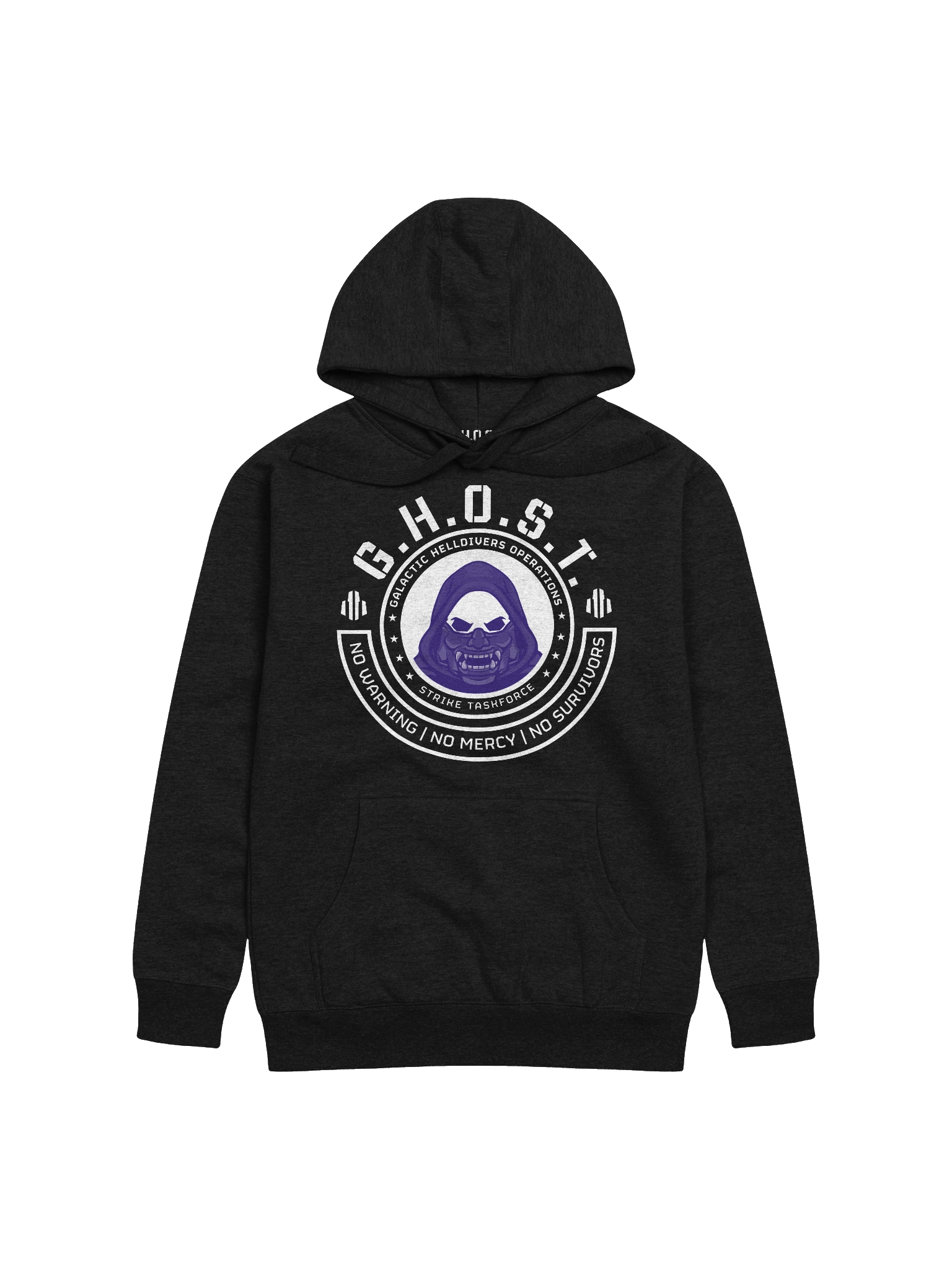 GHOST Purple Face Hoodie product image (2)
