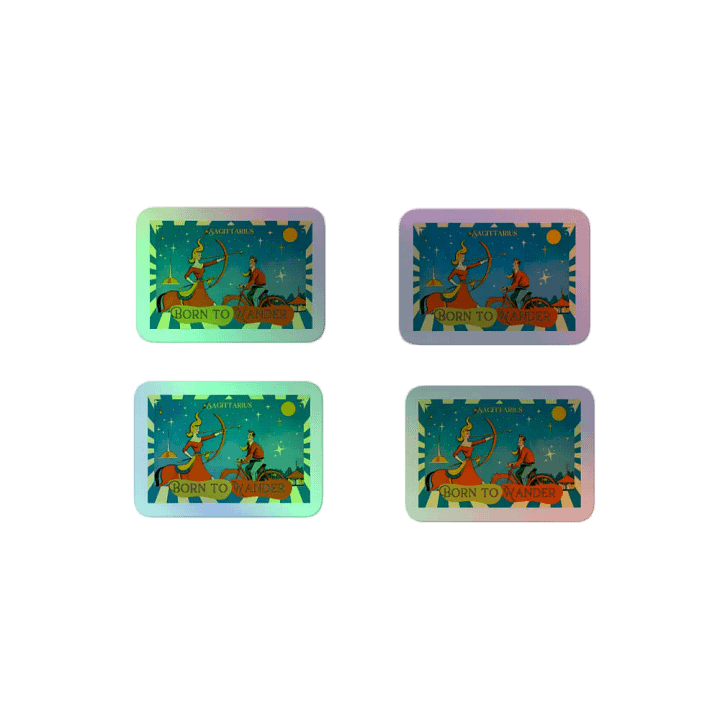 Sagittarius 1950's Retro Holo StickerPack product image (2)