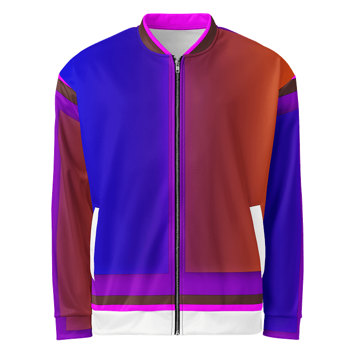 Sunset Wave All-Over Bomber Jacket product image (1)
