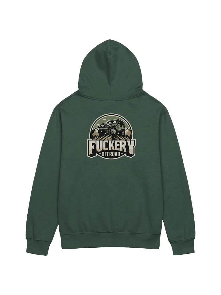 Unisex Pullover Hoodie with Fuckery Jeep Logo product image (2)