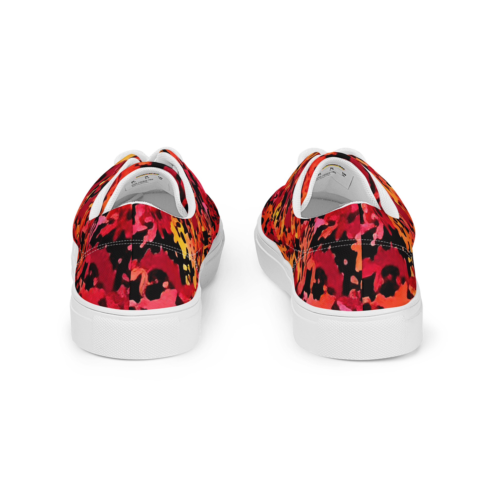 Firestorm Camo Women's Canvas Sneakers product image (5)