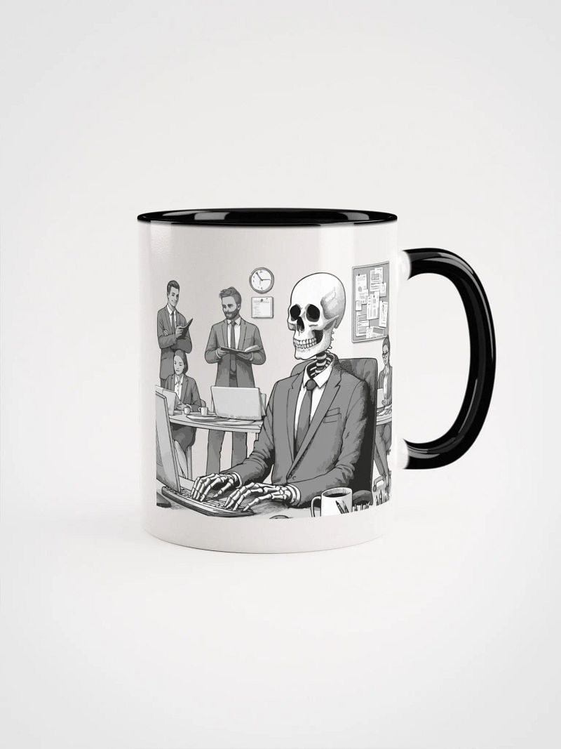 Corporate Skeleton (Black and White Mug)
