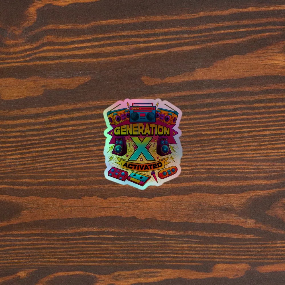 Gen X Holo-Activated Sticker product image (3)