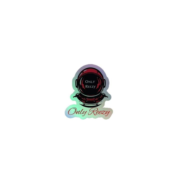 Cosmic Helmet Holographic Sticker Set product image (1)