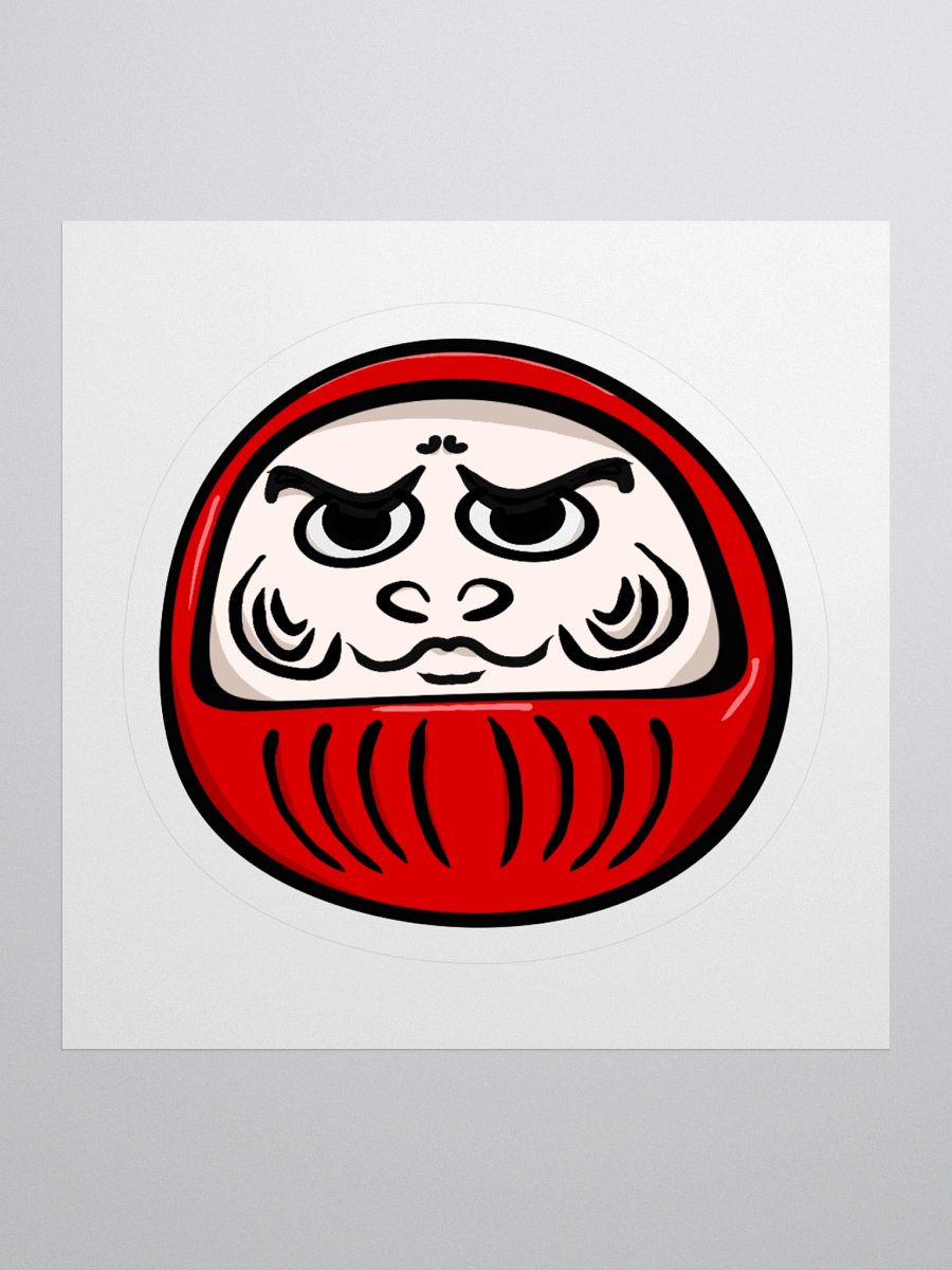 Daruma Doll Perseverance Stickers product image (3)