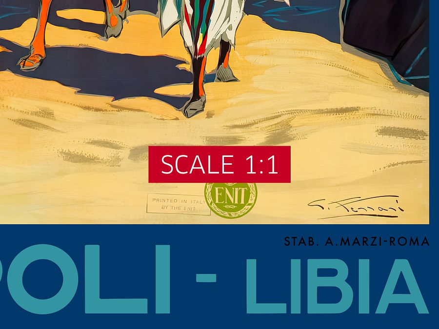 Tripoli, Libya (ENIT, 1930) — retro vintage travel poster product image (4)