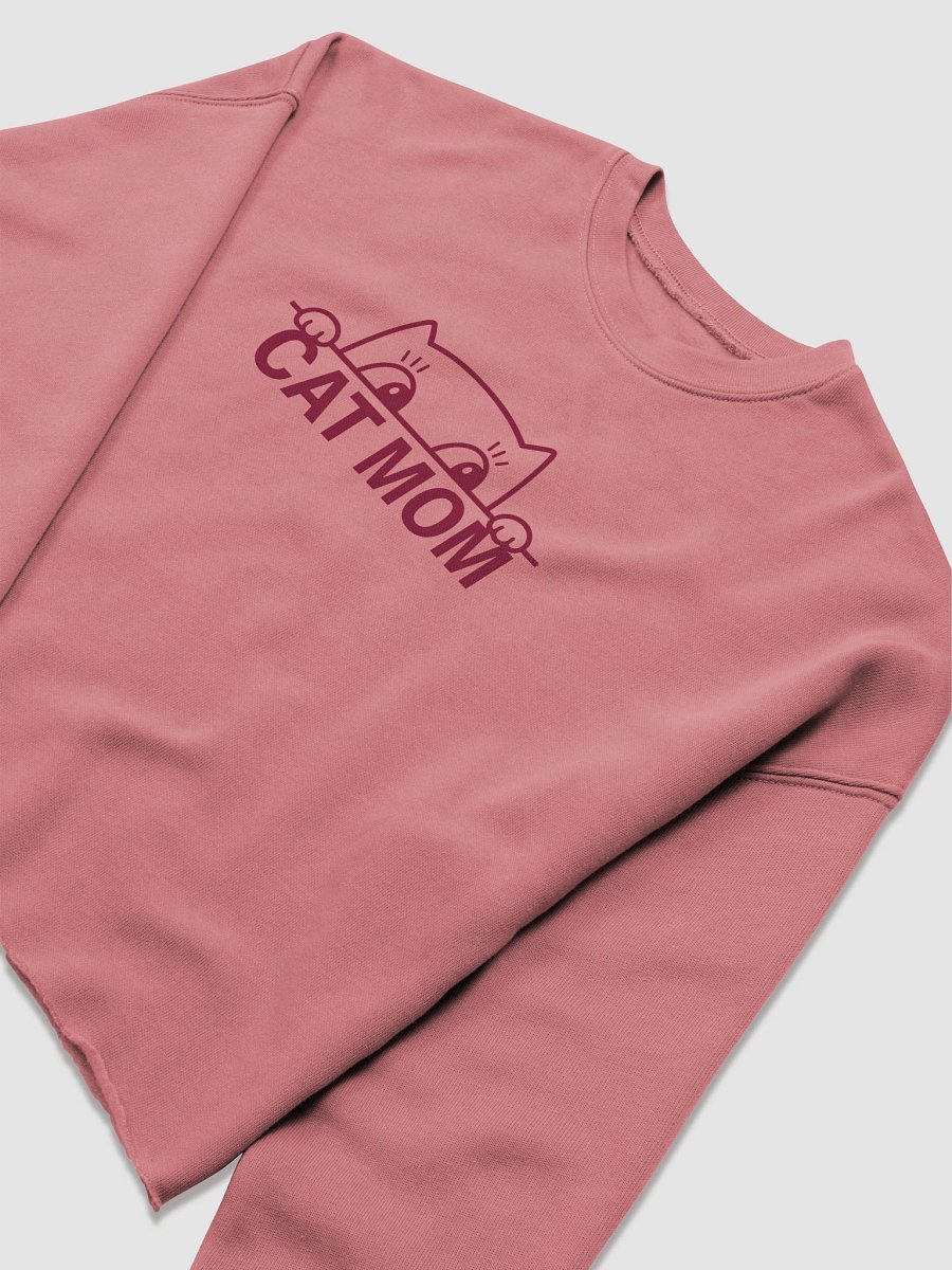 Funny Cat Mom Crop Top – Playful Peeking Kitty Pet Lover Shirt product image (5)