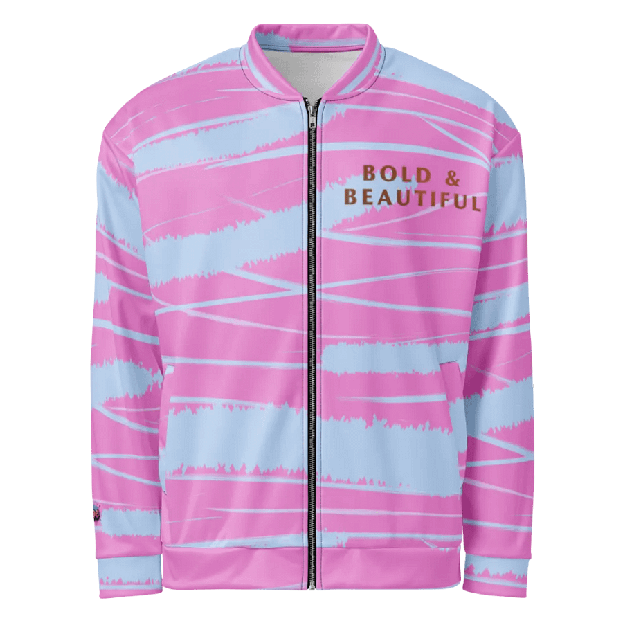 Vibrant Brush Strokes All-Over Bomber Jacket product image (1)
