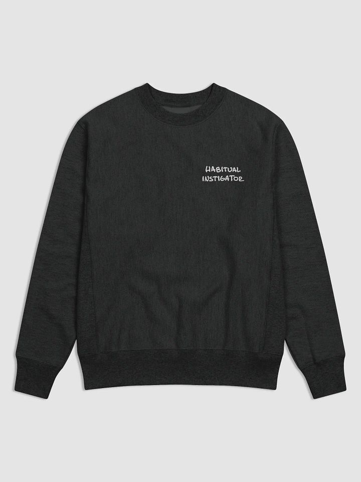 HABITUAL INSTIGATOR (sm. white design) Champion Cotton Max Sweatshirt product image (1)