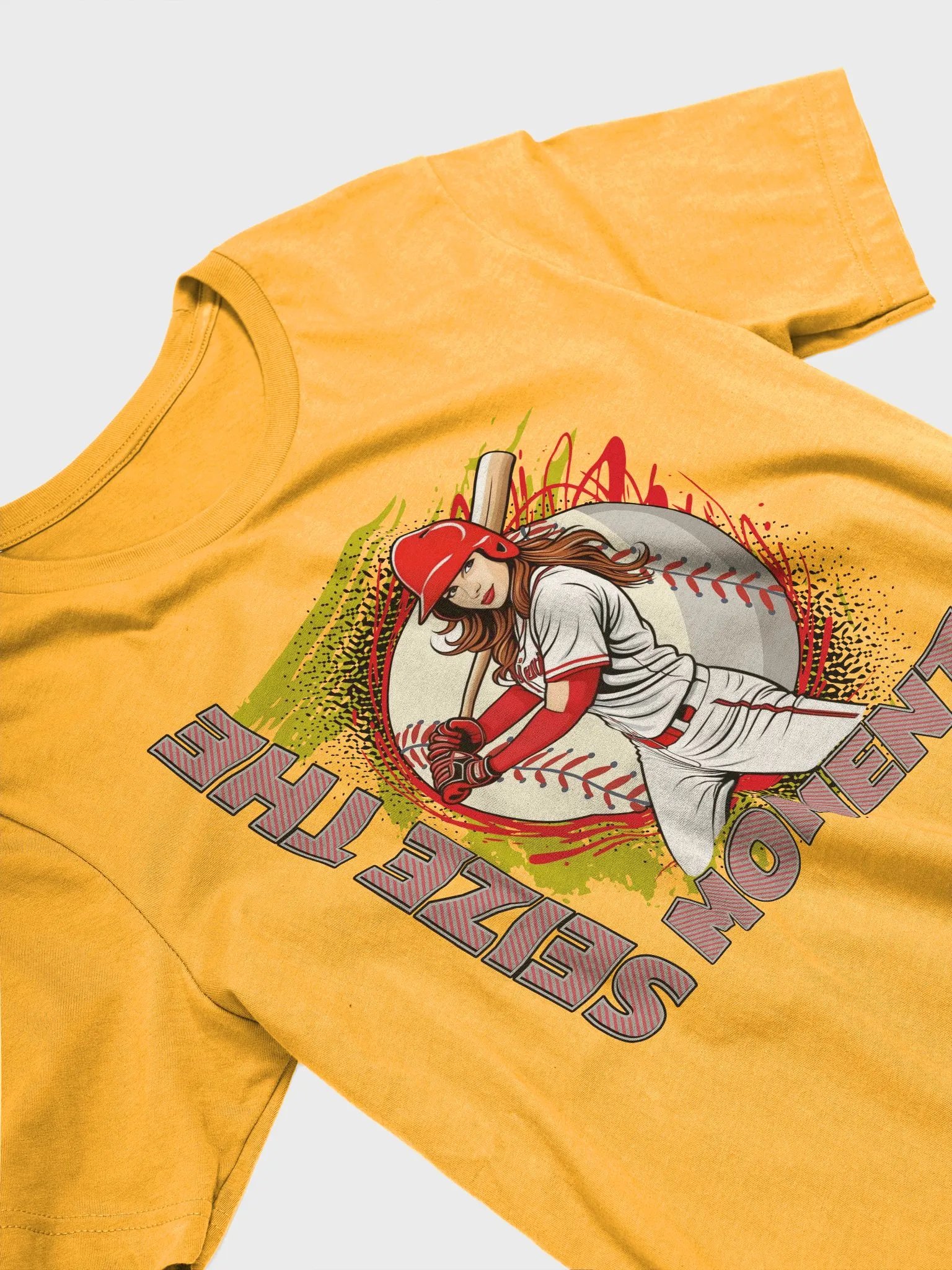 Seize the Moment Baseball Female T-Shirt product image (2)