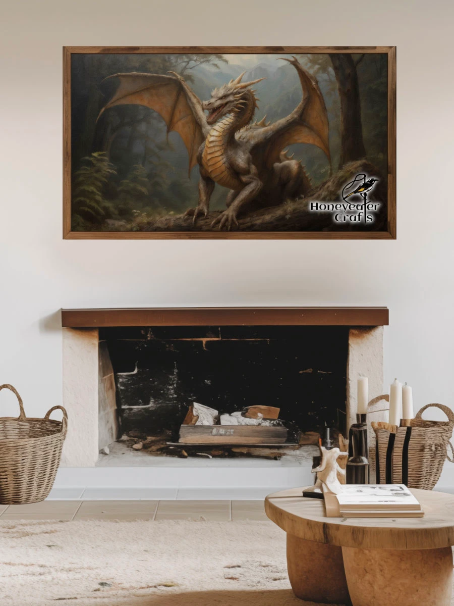 Enchanted Forest Dragon: Fantasy Frame TV Art product image (3)