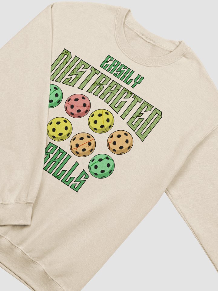 Easily Distracted By Balls Pickleball Crewneck Sweatshirt product image (22)