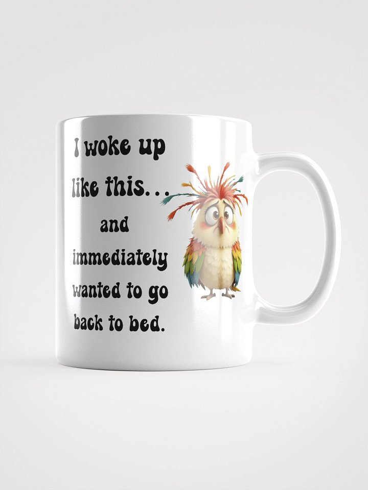 Flustered Featherball – Colorful Cartoon Bird product image (1)
