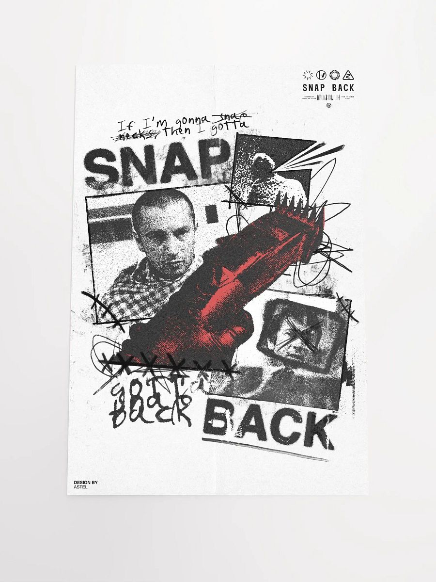 Twenty One Pilots - Snap Back Poster (RED CLIPS VERSION) product image (2)