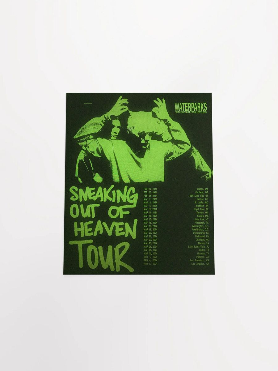 SOOH TOUR POSTER GREEN product image (4)