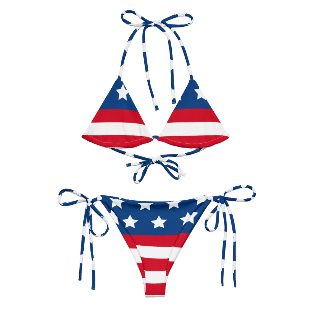 Stars & Stripes All-Over Bikini Set product image (5)