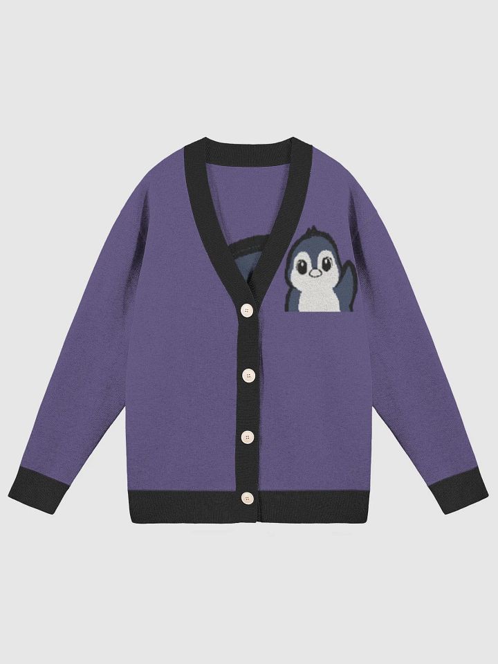 Hello Friend Cardigan Purple product image (1)