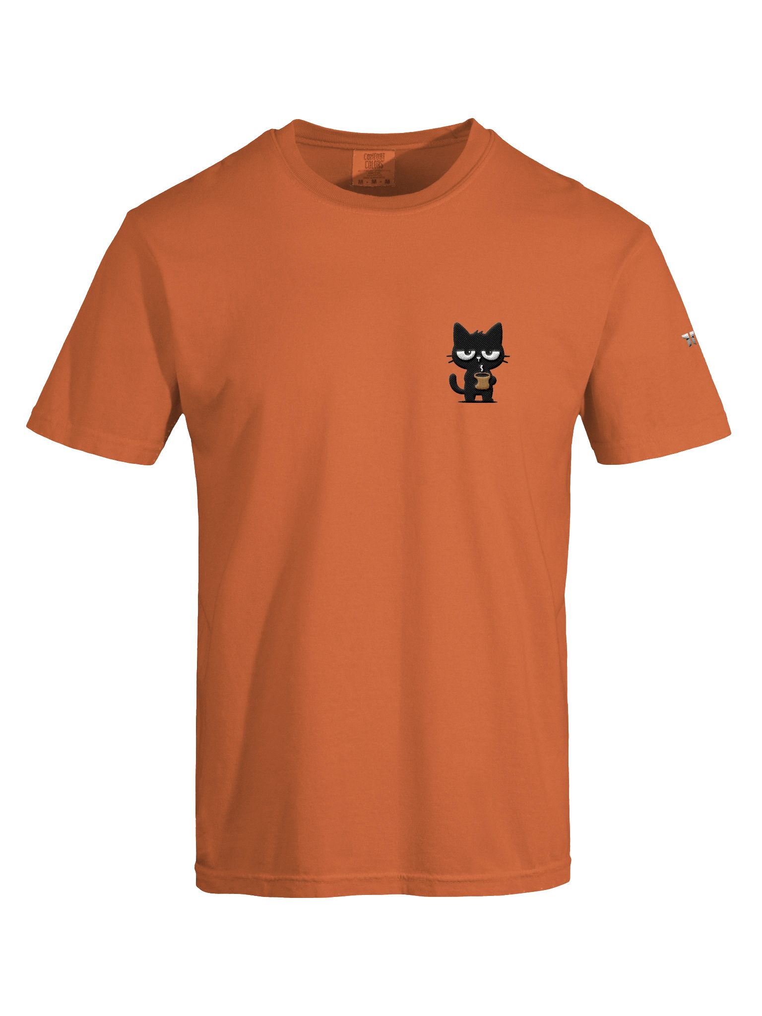 Caffeinated Cat Comfort Colors T-Shirt product image (57)