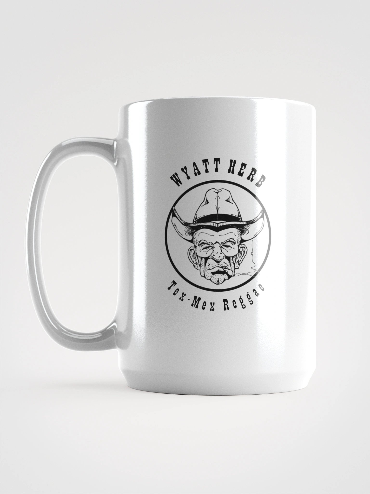 Wyatt Herb Tex Mex Reggae (mug) black on white product image (1)