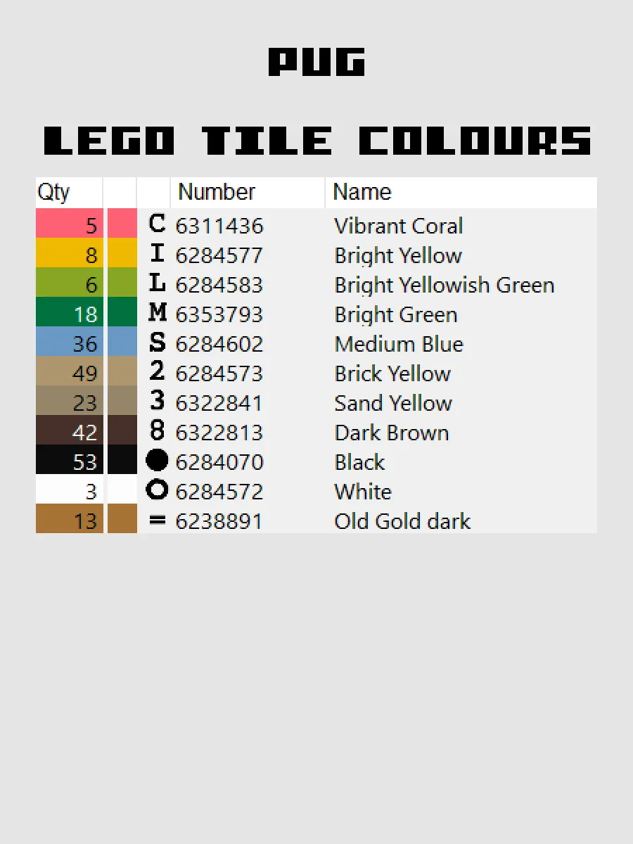 Pug Pixel Art product image (5)