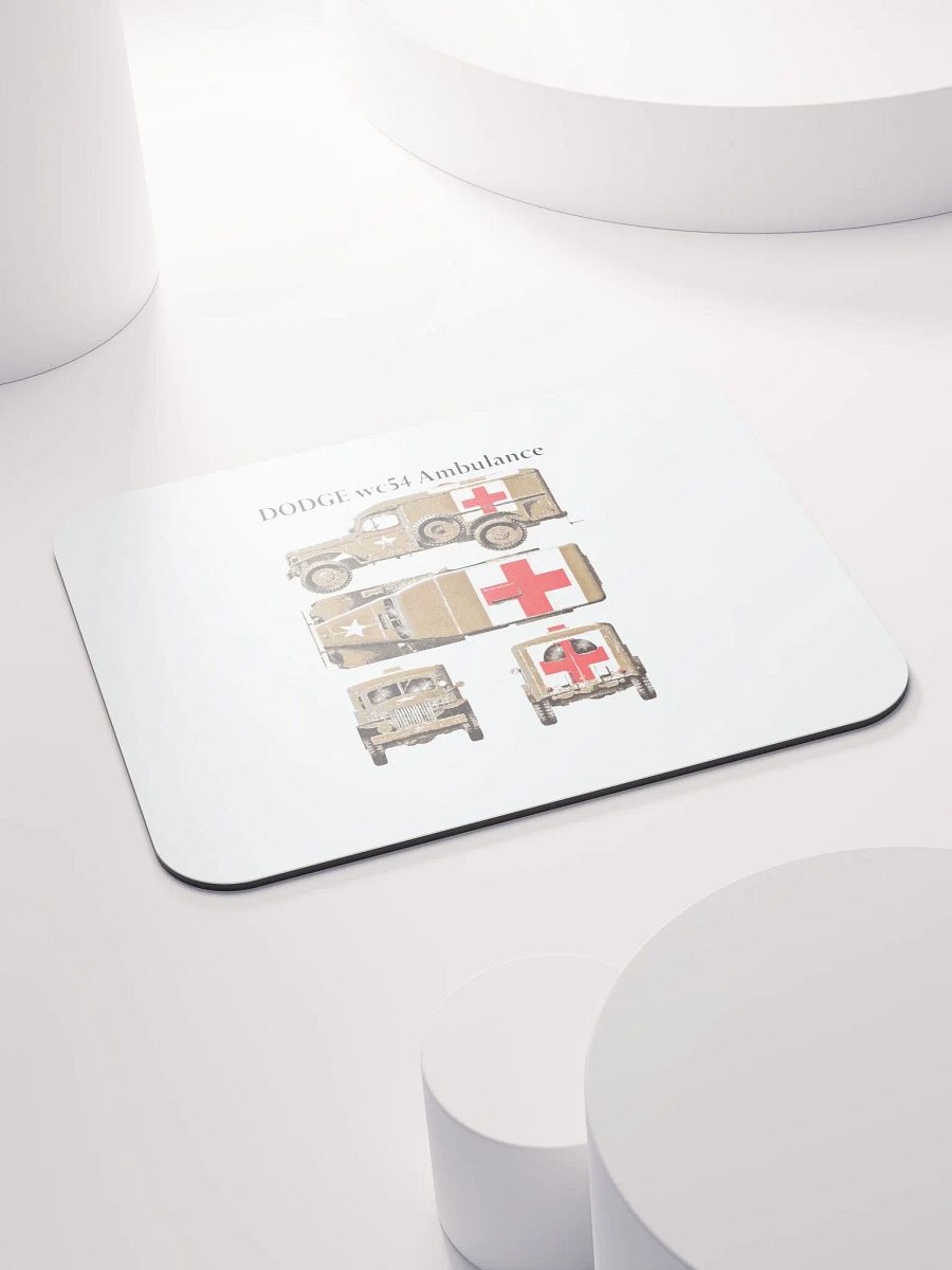 Vintage Military Ambulance Mouse Pad product image (4)