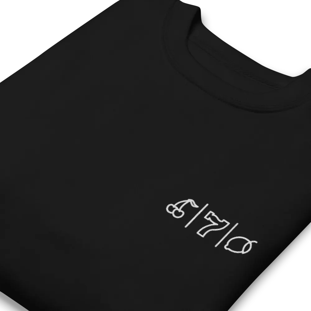 Cdog Spins Sweatshirt Embroided Black product image (11)