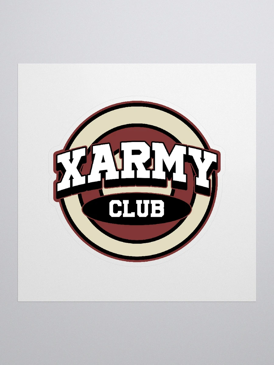 XARMY CLUB Zone Sticker product image (2)