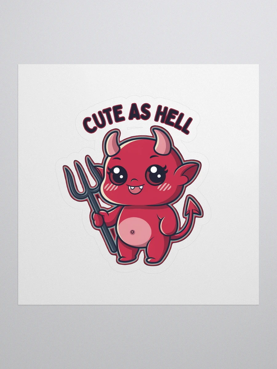 Cute As Hell - Sticker product image (1)