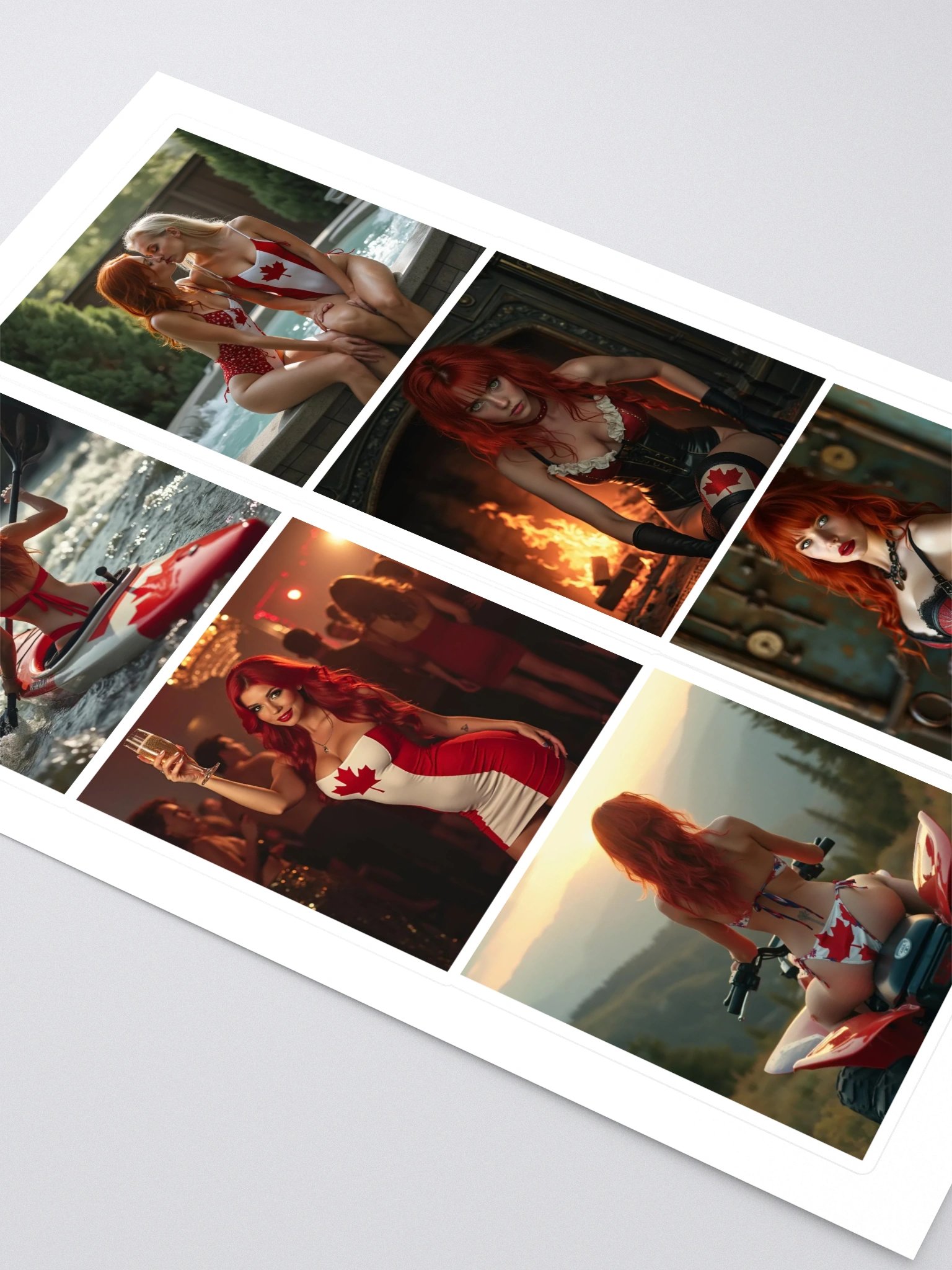 Canadian Pride Kiss Cut Sticker Sheet product image (2)