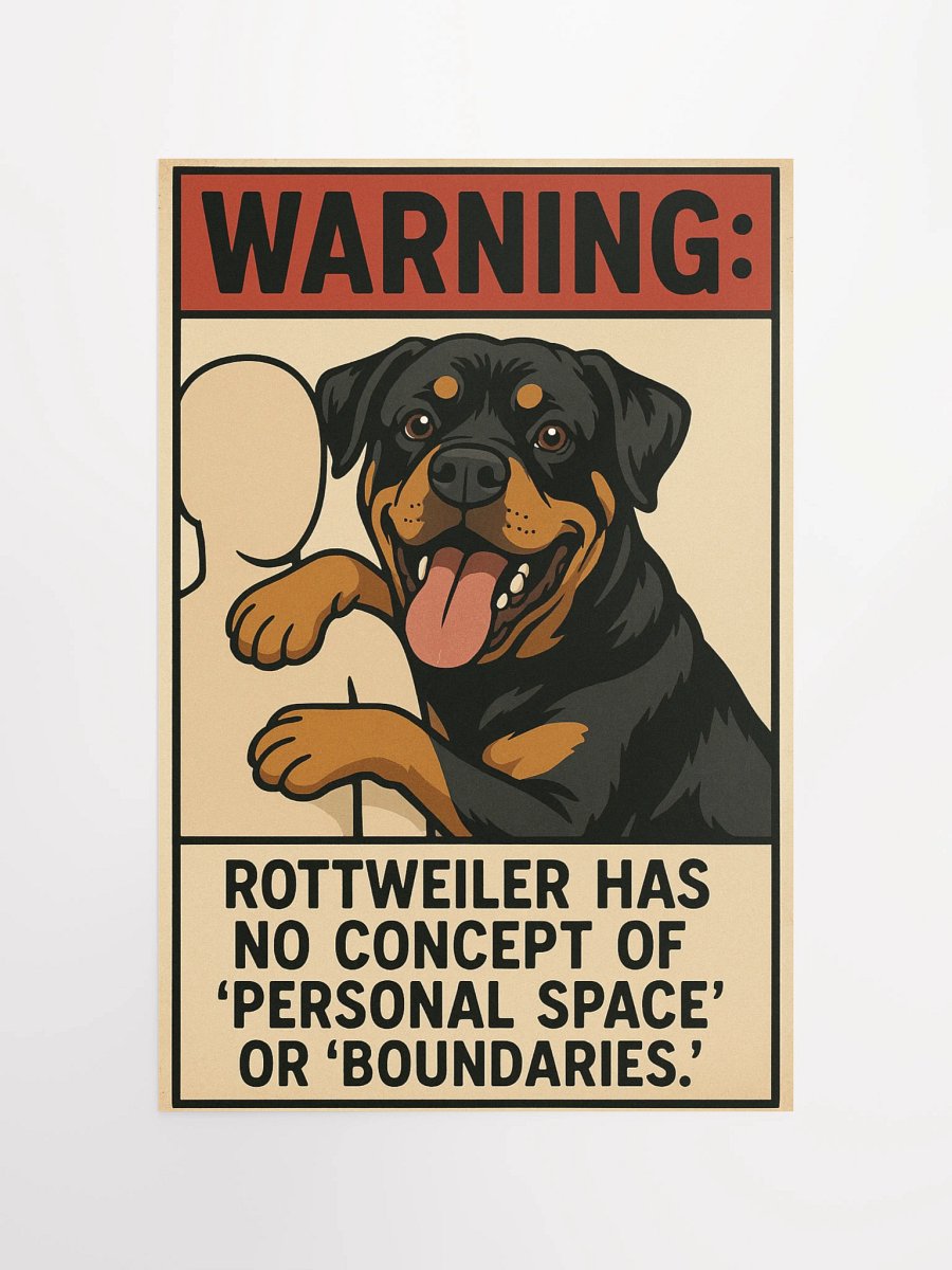 Warning: Rottweiler Has No Concept of ‘Personal Space’ or ‘Boundaries’ product image (10)
