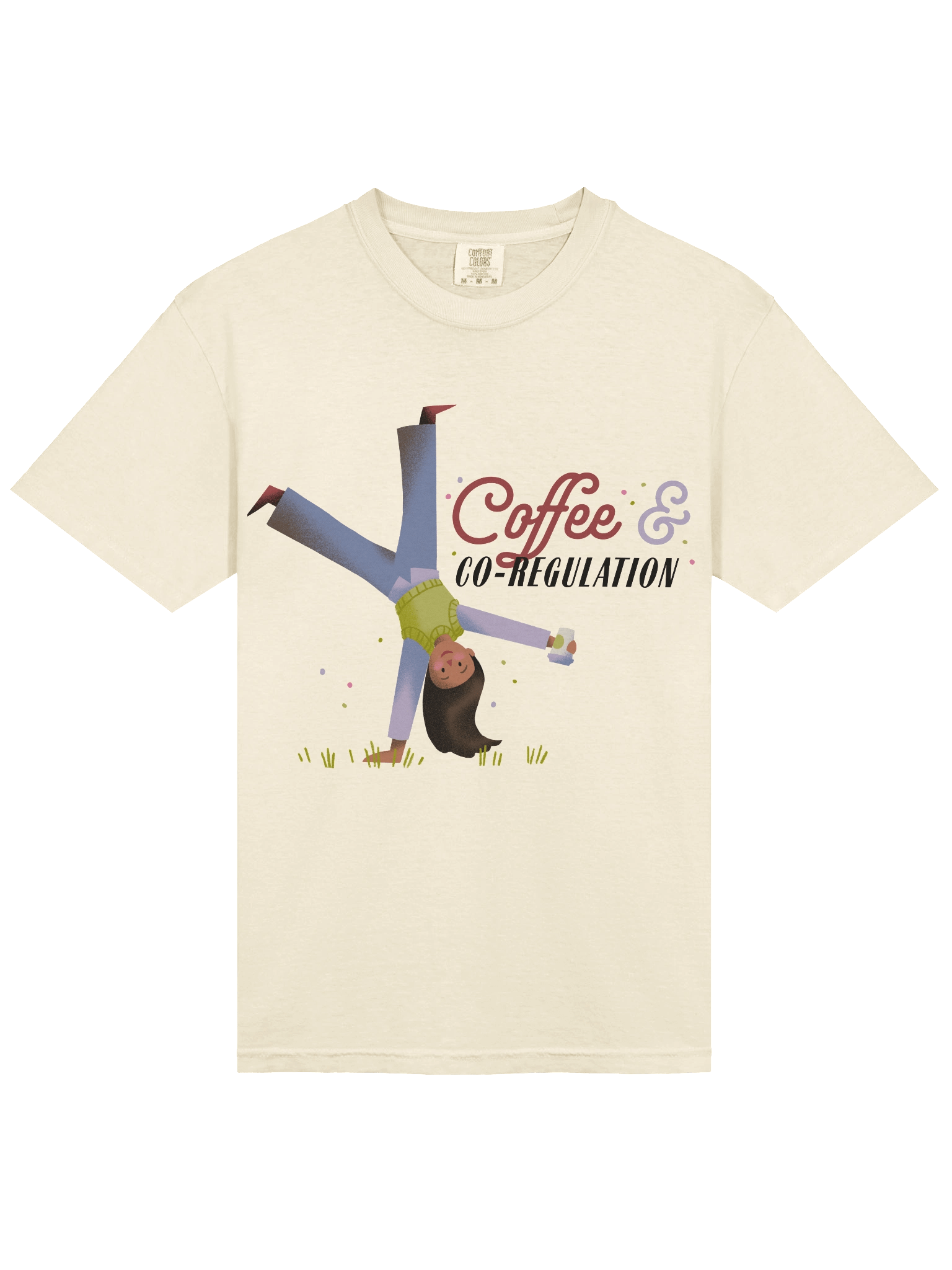 Coffee & Co-Regulation - Unisex Tee in Ivory product image (6)