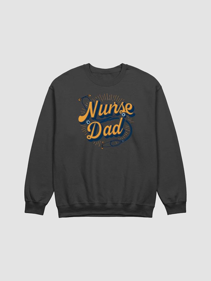 Nurse Dad Stethoscope Crewneck Sweatshirt product image (6)