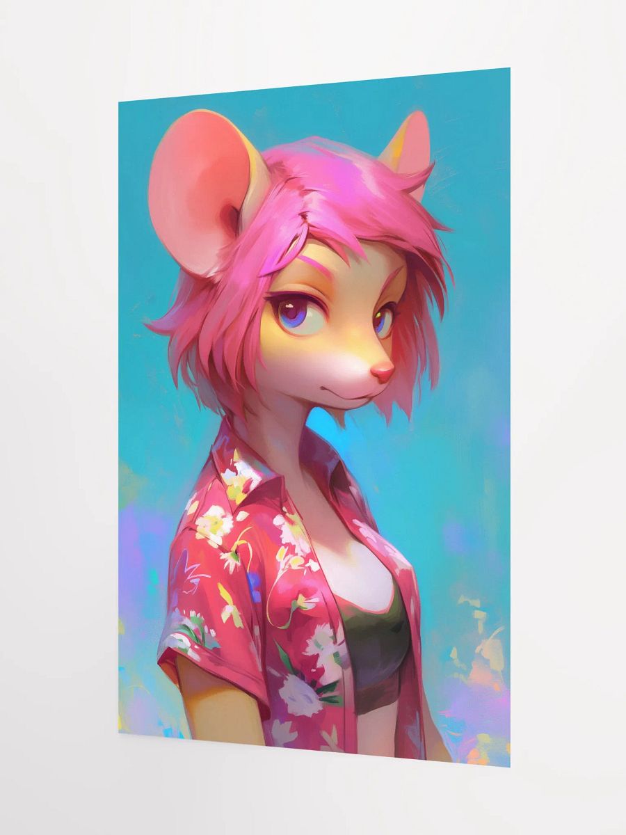 Whimsical Mouse-Character Matte Poster product image (3)