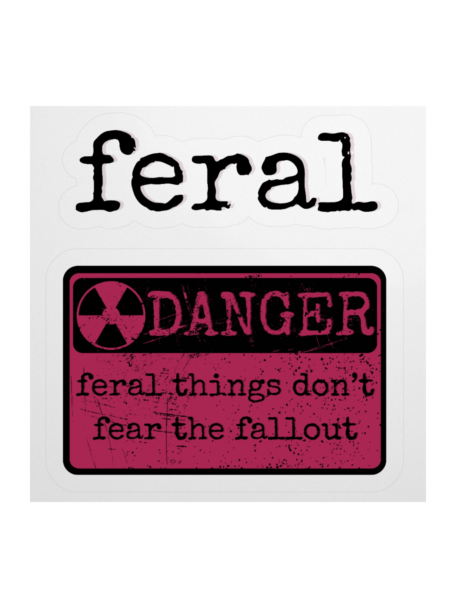feral things Kiss-Cut Stickers product image (2)