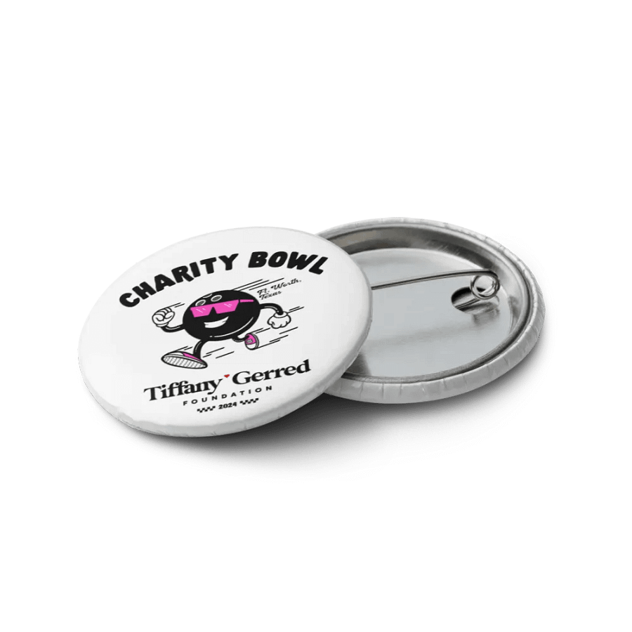Charity Bowl Pin-On Buttons product image (2)