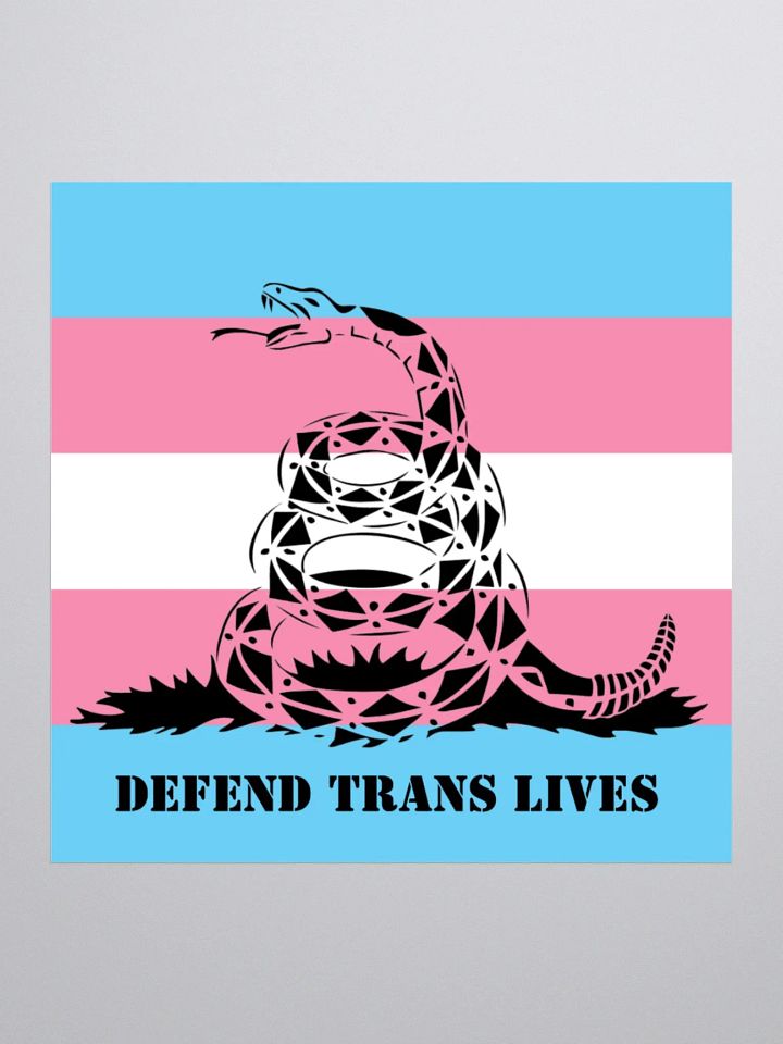 Defend Trans Lives - Sticker product image (1)