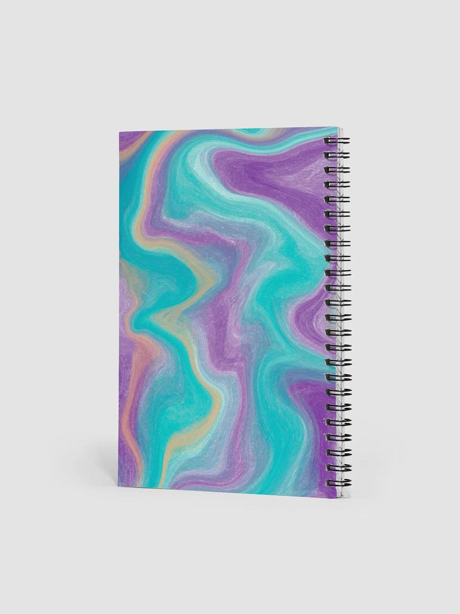 Purple and Teal Marble Fluid Art product image (2)