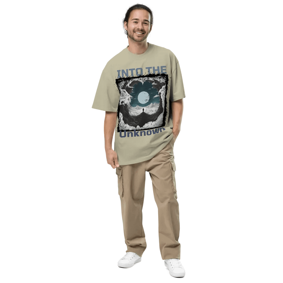 Into the unknown unisex faded tee product image (4)