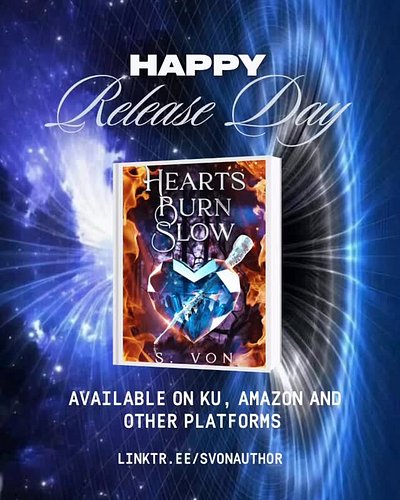 OMG! It’s here! I can’t believe this day is here! Hearts Burn Slow is out! Check out links in my bio. Thank you for all your ...