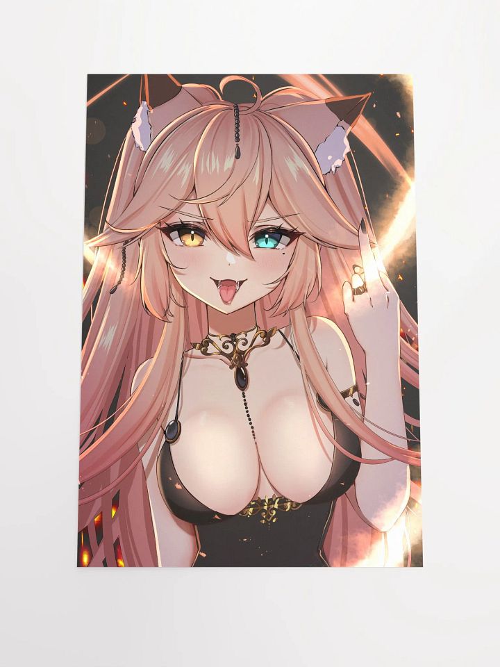 Chaotic Peach Poster product image (1)