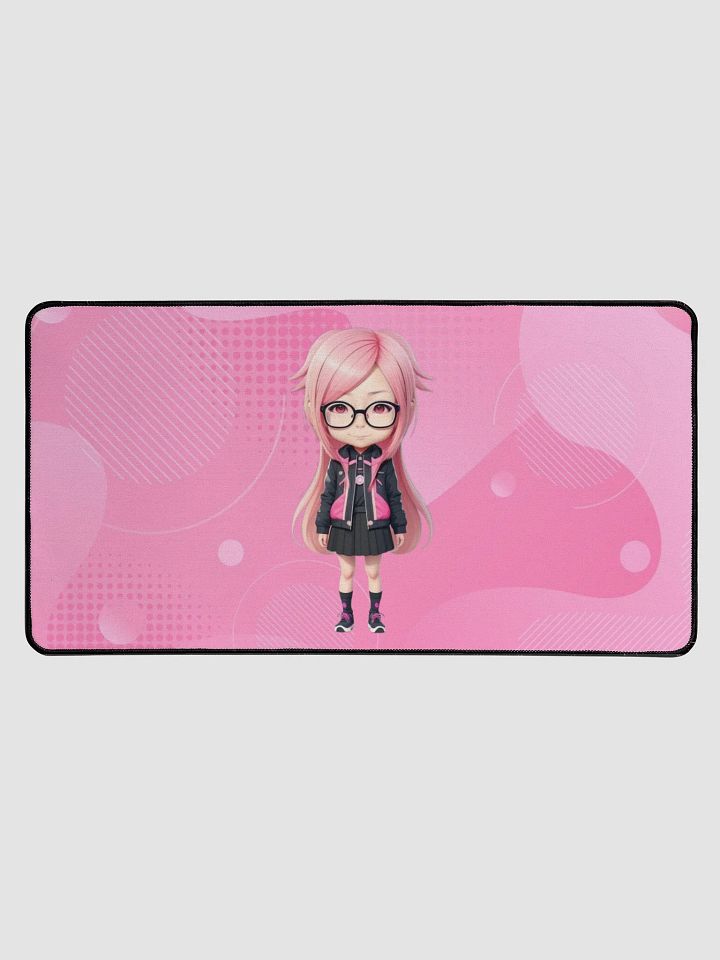 (PINK CHIBI) K Desk Mat 15.5" x 31.5" product image (1)